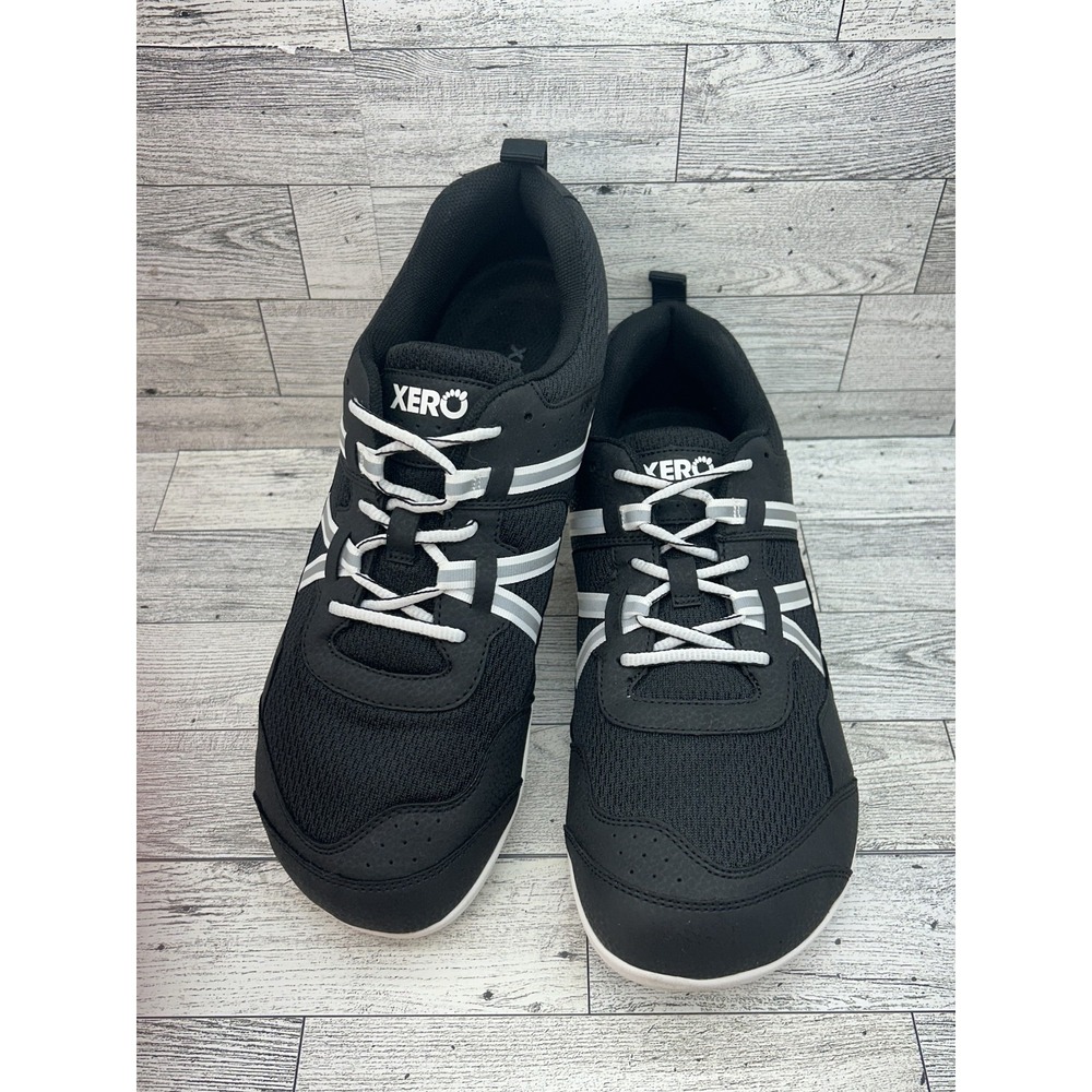 Xero Shoes Prio Womens Size 11 Black White‎ Minimalist Barefoot Running Sneaker